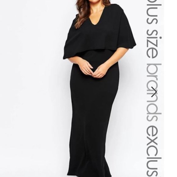 Club L black maxi dress